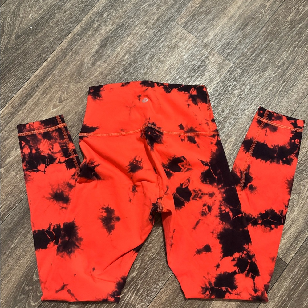 Lululemon Athletica Tie-Dye Leggings